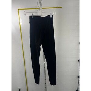 HM Black‎ High Waisted Leggings Women XS Cotton Blend Stretch Casual Basic Pants